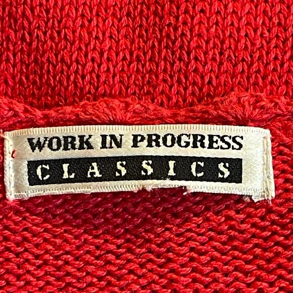 VINTAGE 80s Work in Progress Beaded Holiday Christmas Sweater Size 2XL - Picture 4 of 4